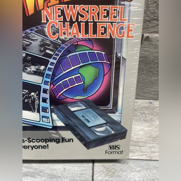 Parker Brothers Games Vintage 985 Eyewitness Newsreel Challenge Vcr